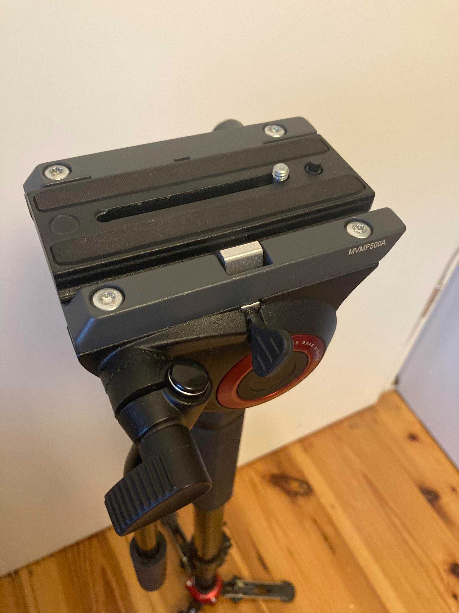 Monopod video Manfrotto MVMXPRO500 sekcyjny z głowicą