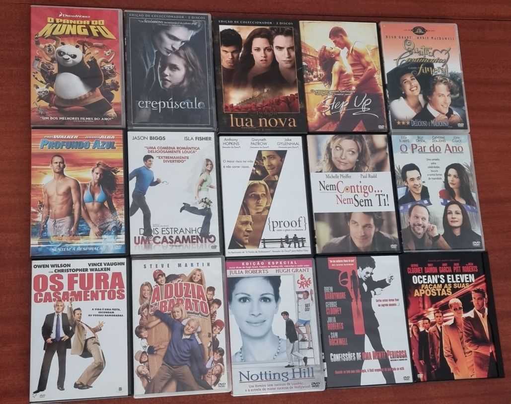 Filmes em DVDs - 24 filmes