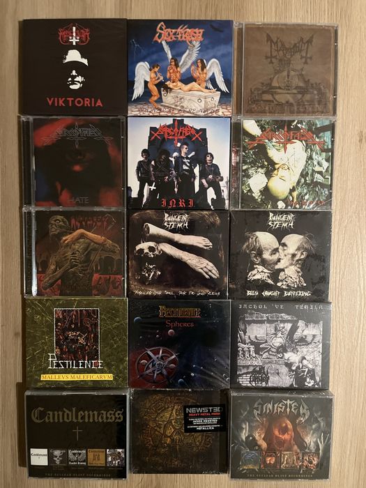 Cds diversos death thrash black metal