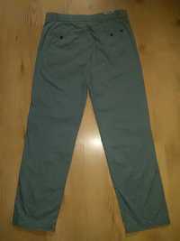 Spodnie chino khaki Marks&Spencer W34 L31 M pas 86cm regular fit