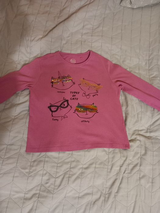 Bluzka dziewczęca Smyk rozmiar 128