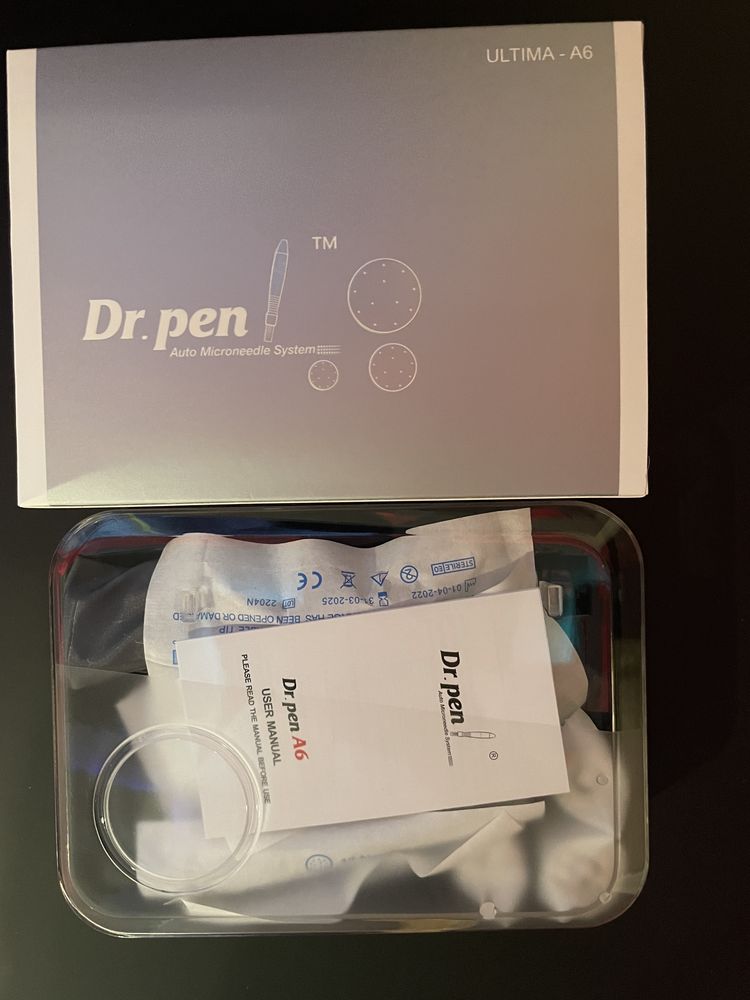 Dr Pen Ultima A6 mezoterapia mikroigłowa + 6 kartridży w komplecie