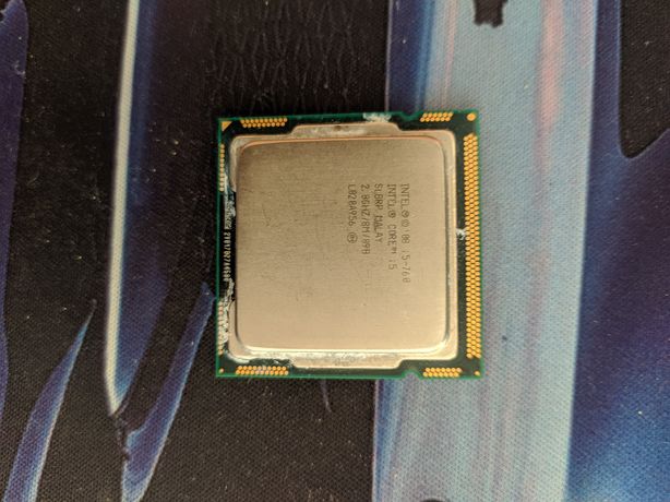 Процессор
intel core i5-760 4 ядра 4 потока 3.33 GHz
сокет socket 1156