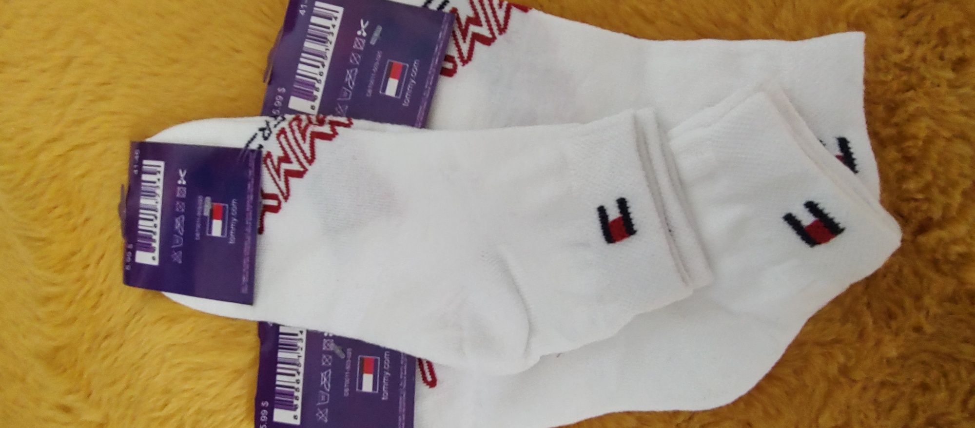 Skarpetki białe Tommy nowe unisex