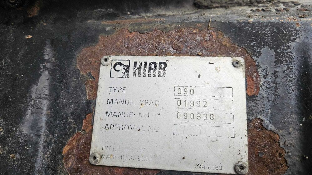 Żuraw HDS HIAB 090 – sprawny, rok 1992