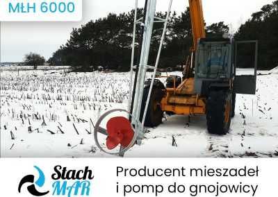 Mieszadło do gnojowicy hydrauliczne mieszadła mikser mieszarka MŁH6000