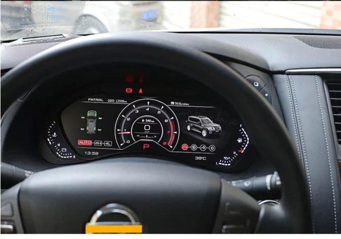 Nissan Patrol приборная панель LED (Канада)