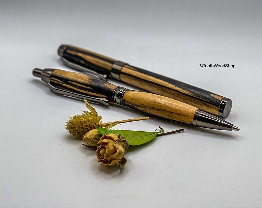 Pioro wieczne + ołówek automatyczny ( handmade)