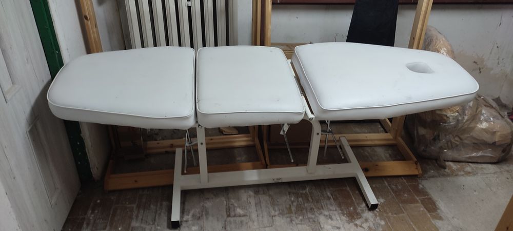 Fotel kosmetyczny łóżko kosmetyczne stabilne solidne