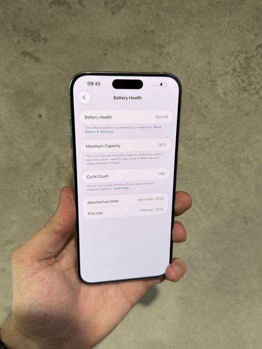 Б/у iPhone 15 Pro Max 256Gb White Titanium