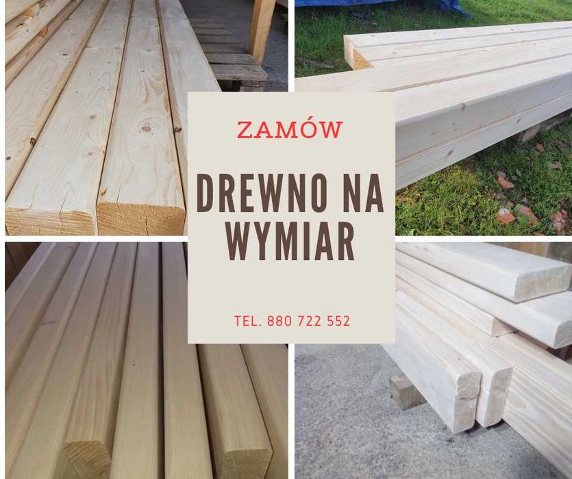 Kantówka/belka 10x10 strugana, szlifowana, fazowana