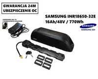 Bateria bidon do roweru elektrycznego ebike SAMSUNG 32E 16Ah 48V +5A