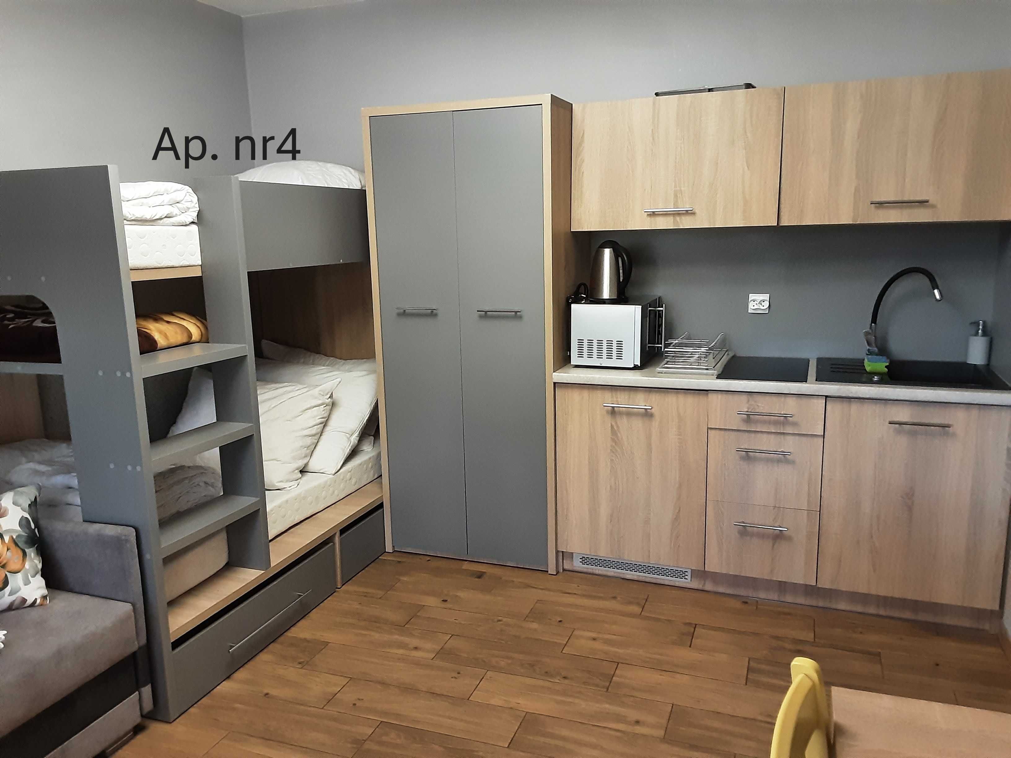 Apartamenty 2,4,6,8 osobowe!!!