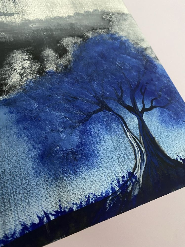 Картина акриловими фарбами «Амурове дерево»