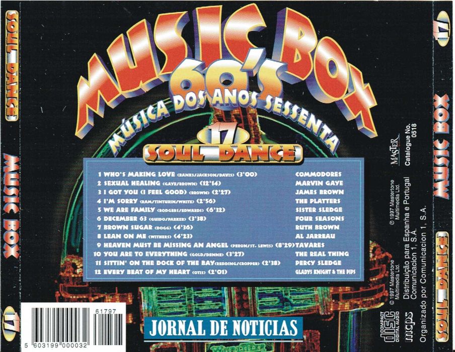 Music Box - Jornal de Notícias - 60's - Soul Dance - 1997