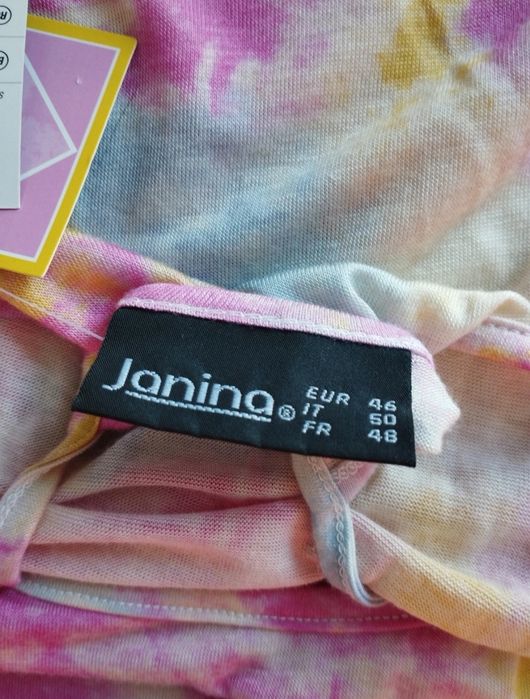 Koszulka bokserka damska Janina, r. 46, nowa, wiskoza elastan