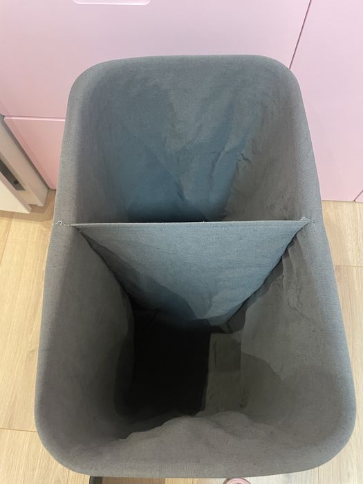 Kosz na pranie Gockowiak 100 l Czarno-szary