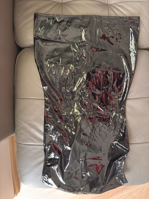 Seksowna sukienka lateksowa rozpinana latex