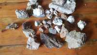 Zestaw skał i minerałow,kwarc,kalcyt,Miekinia,Karpacz