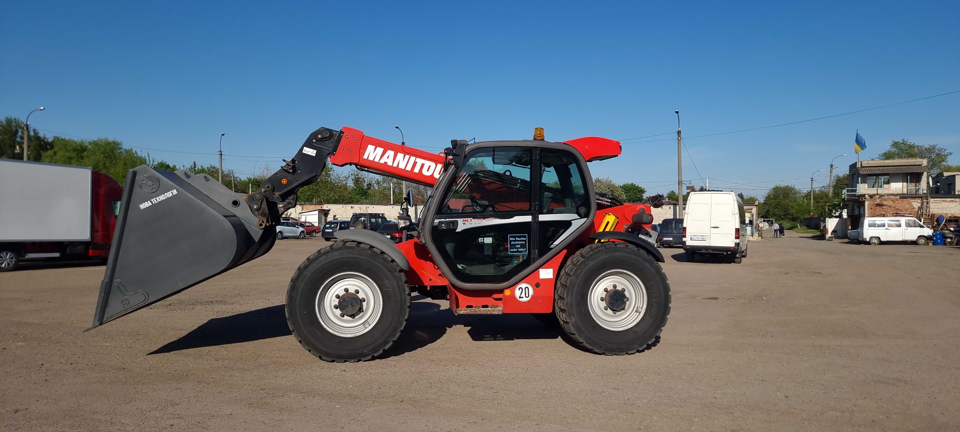 Телескопічний навантажувач manitou mlt735 120 Premium