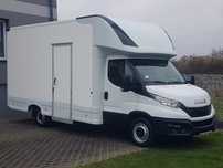 Iveco DAILY KONTENER NISKOPODŁOGOWY 4,43x2,23x2,42 SKLEP BAR FOODTRUCK KAMPER KLIMA  Kontener Niskopodłogowy 4,43x2,23x2,42 Sklep Kamper Foodtruck Bar AC