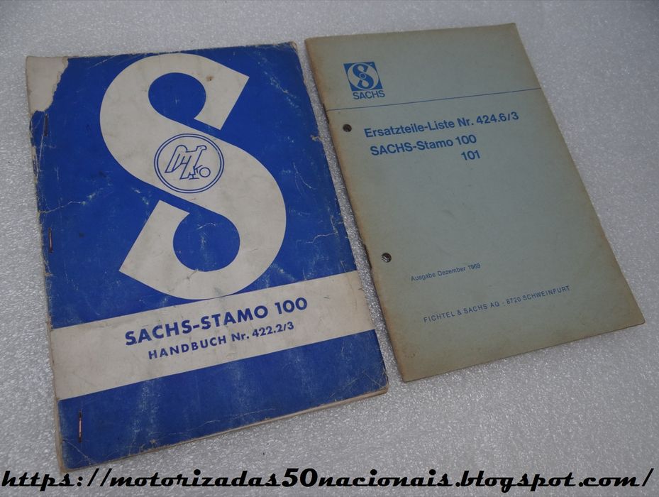 Manual de Atomizador Sachs - Stamo 100 (Artigo de Colecionador)