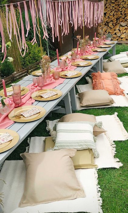 Namioty,podłoga,meble,zastawa,dekoracje-wynajem.Komunie,śluby,urodziny