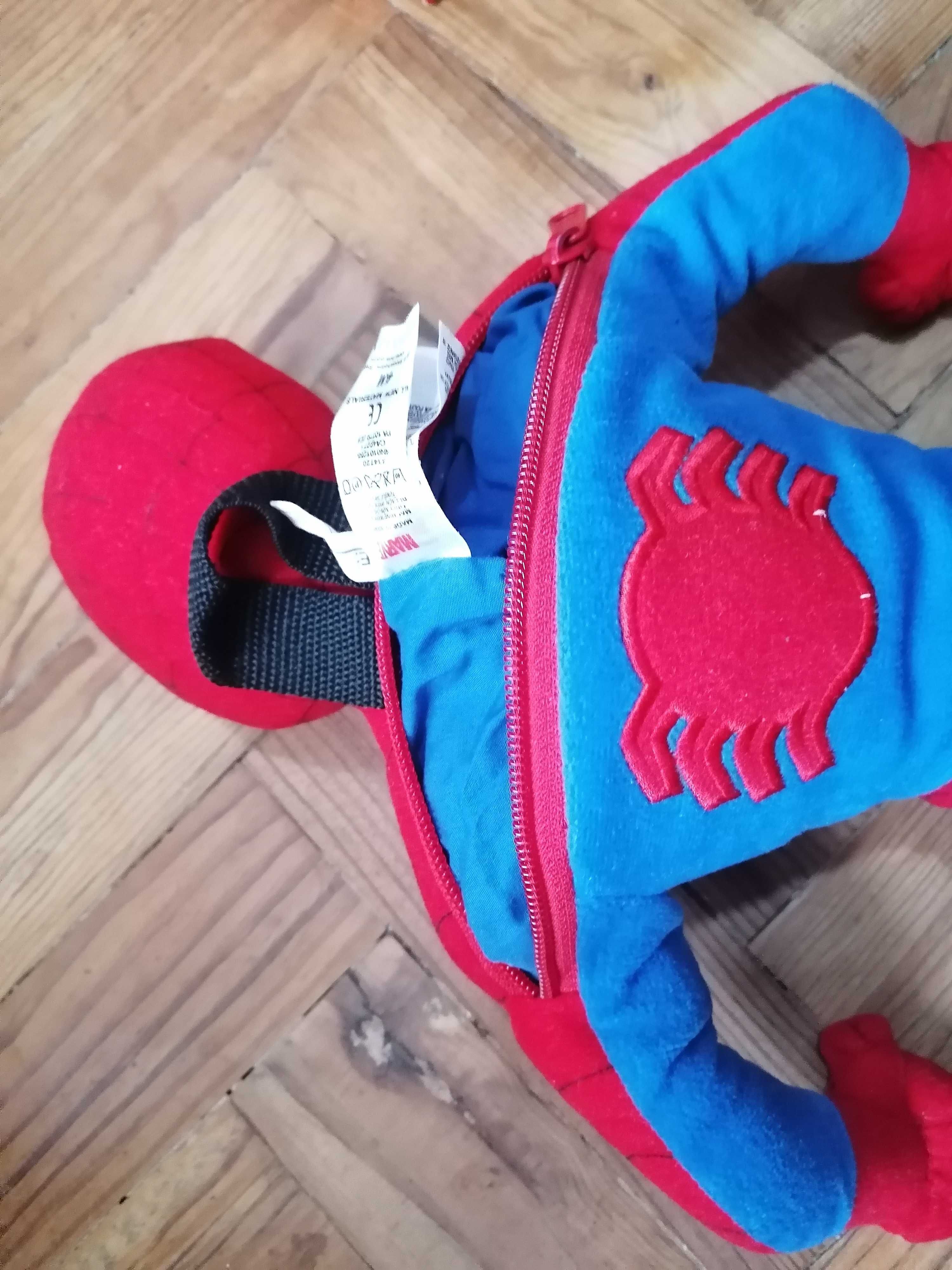 Homem-Aranha, mochila criança pequena+manta