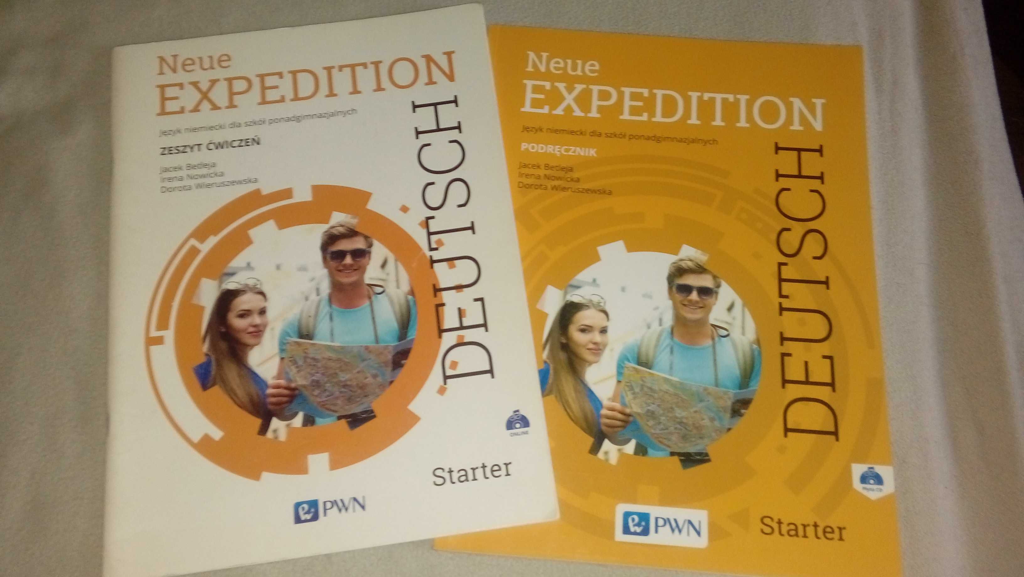 Neue Expedition Deutsch Starter Zeszyt ćwiczeń + Podręcznik PWN