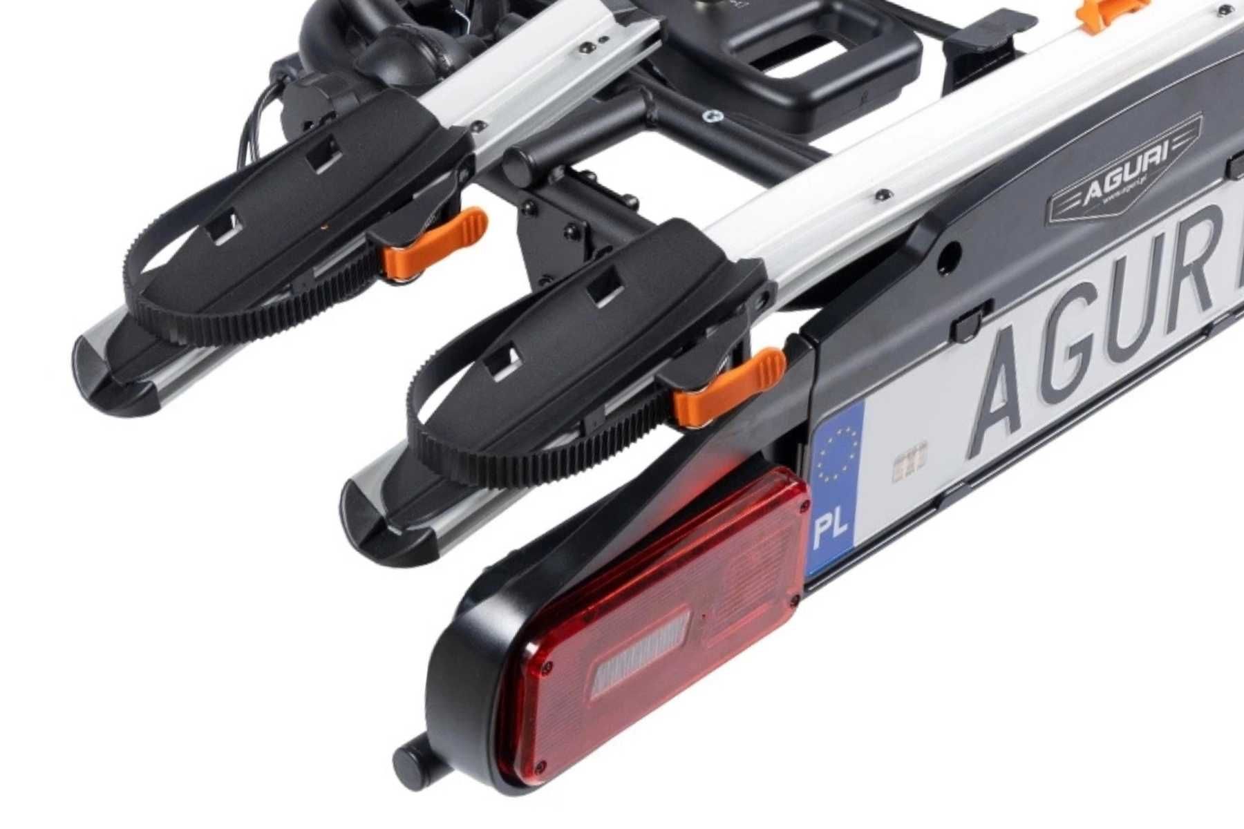 Aguri Active Bike Pro 2 Silver Platforma rowerowa na hak na 2 rowery