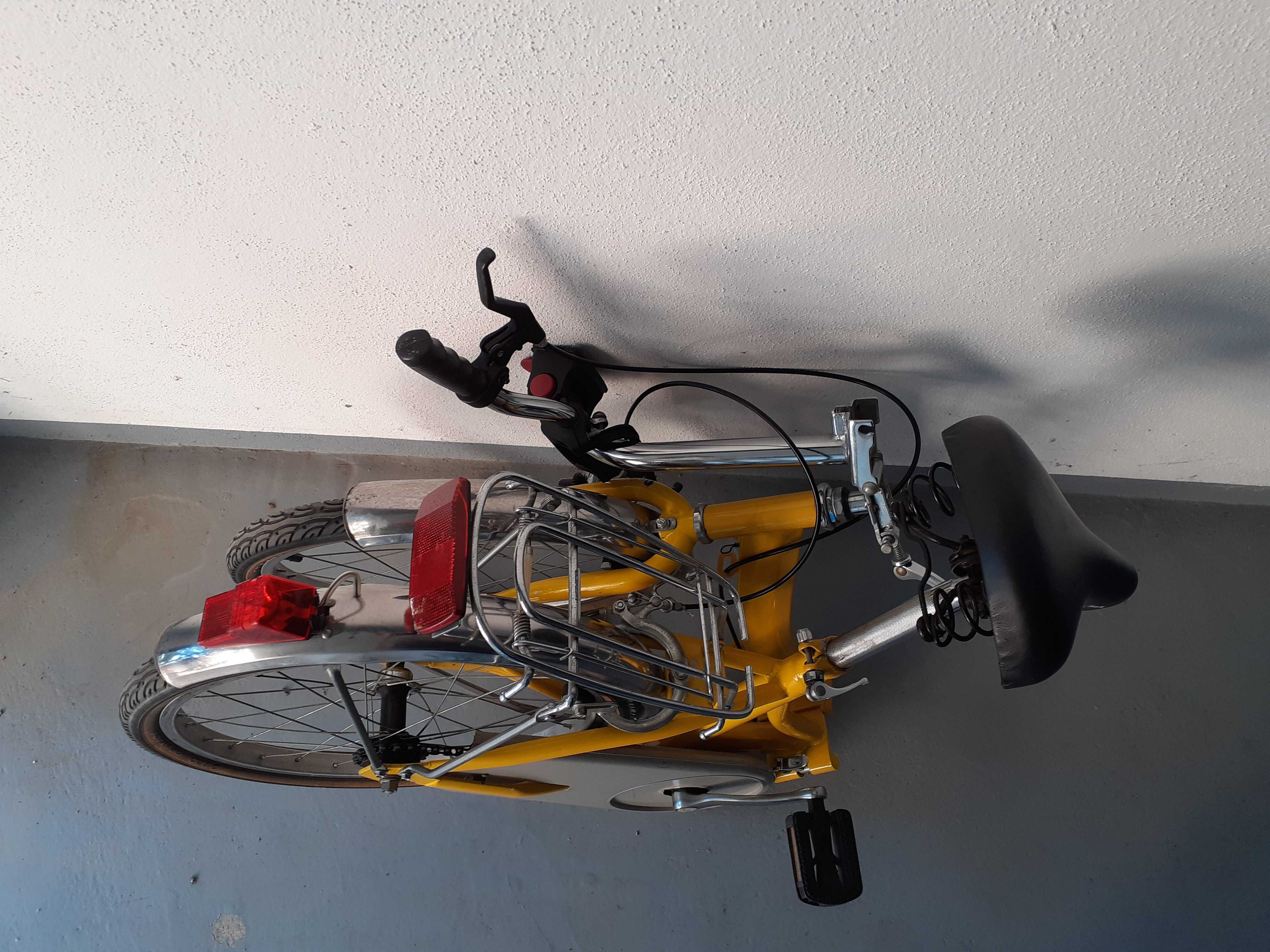 Bicicleta urbana dobrável + adereços de ciclismo