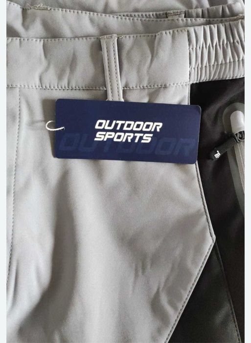 Damskie wodoodporne spodnie do chodzenia z kieszeniami na zamek, lekki