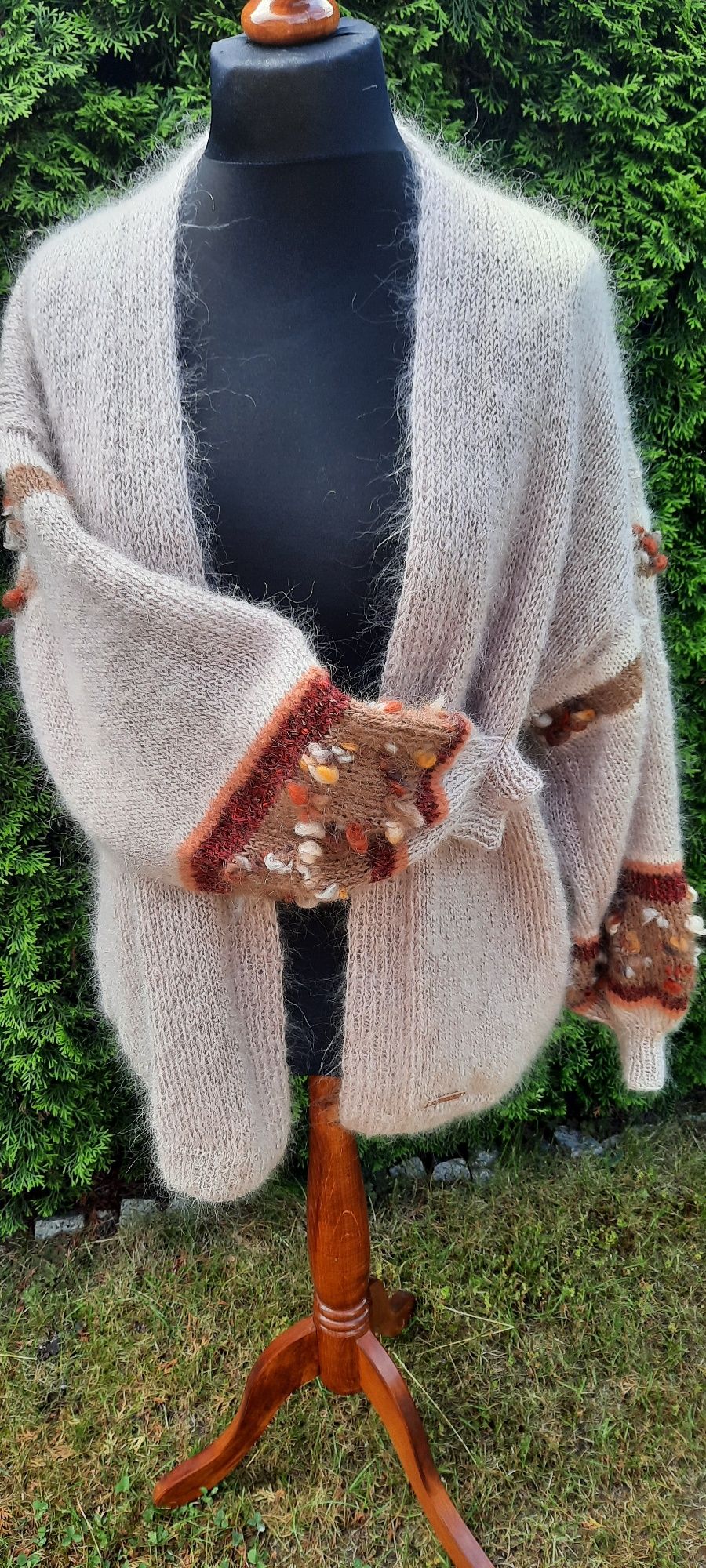 Sweterek handmade oversize