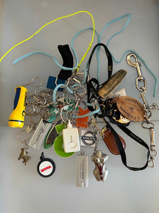 Lote de porta chaves e fitas