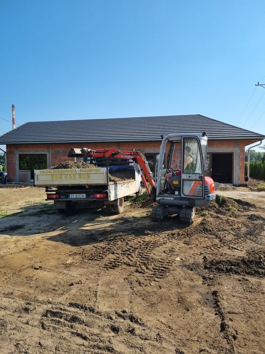 Uslugi minikoparka transport