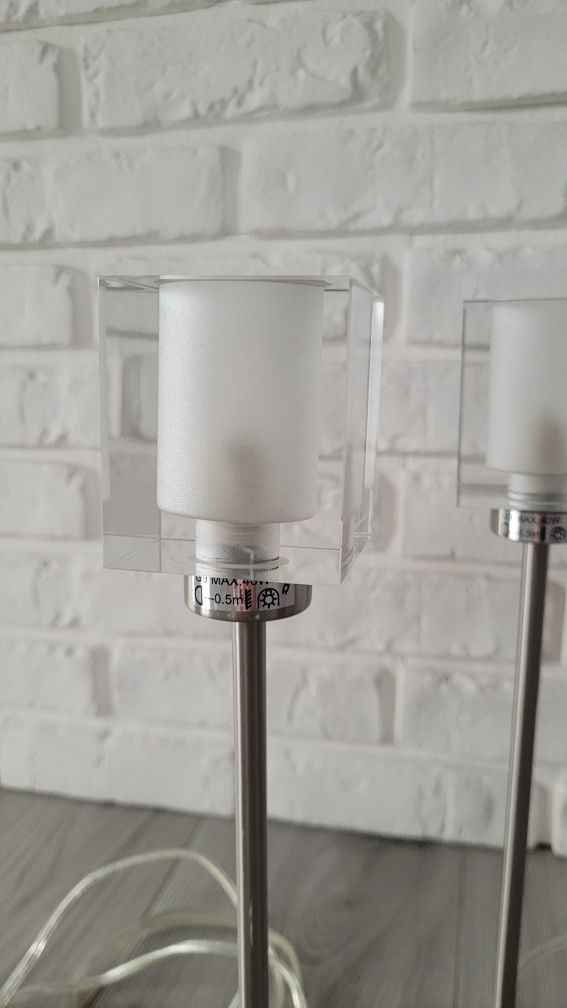 Lampka nocna szklana + gratis