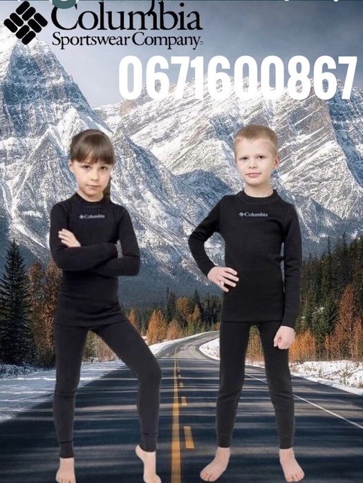 Термобiлизна дитяча columbia Термобелье детское 164см все размеры