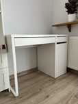 Biurko micke ikea białe
