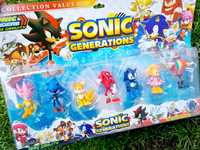 Nowy super zestaw figurek Sonic 7 figurek - zabawki