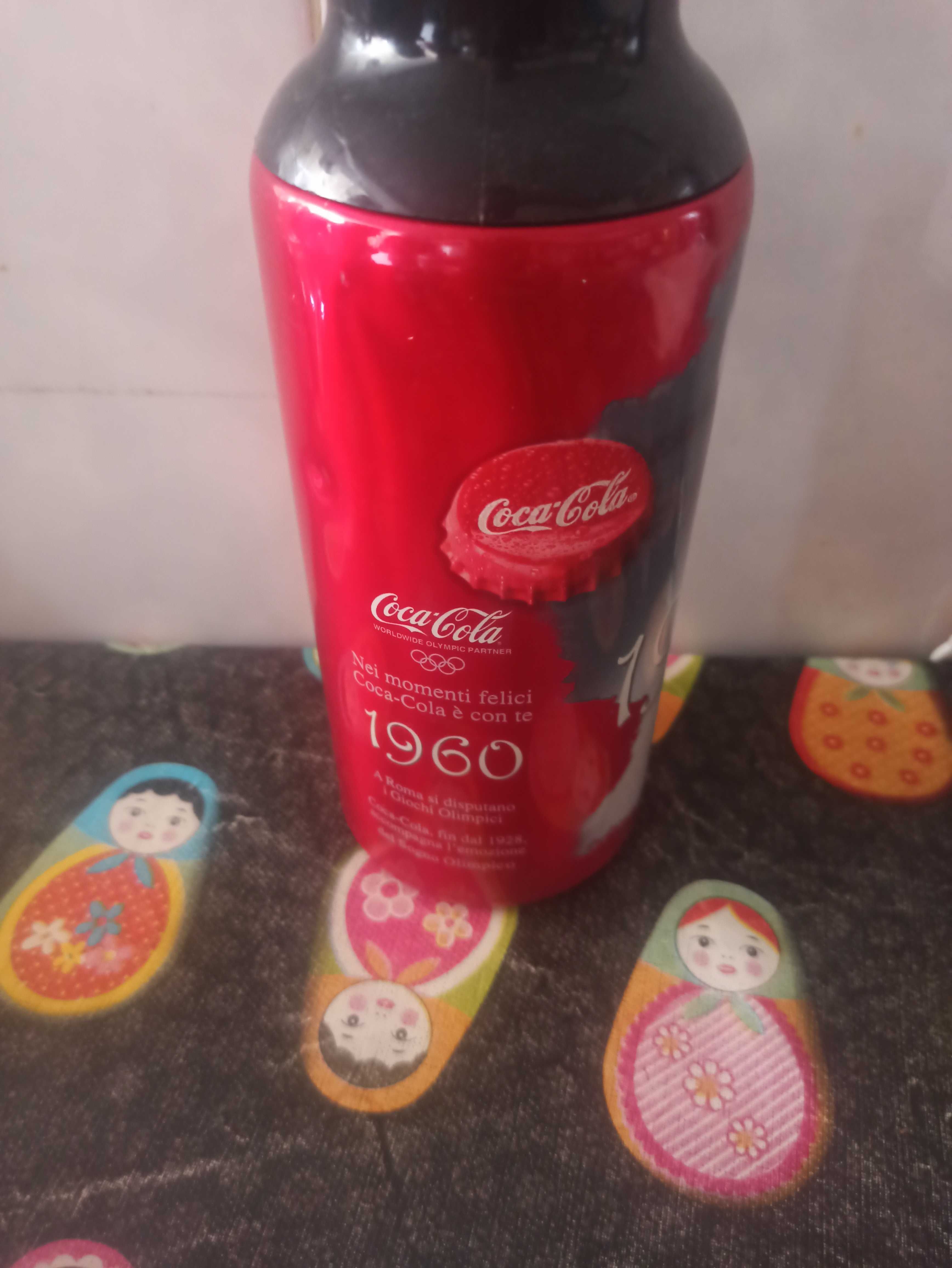 Garrafa térmica coca cola alusiva jogos Olímpicos 1960