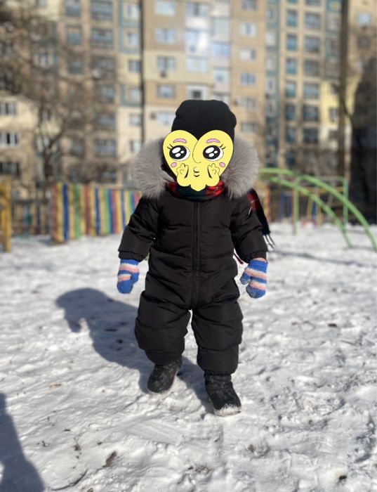 Дитячий зимовий комбінезон ,74-80розмір