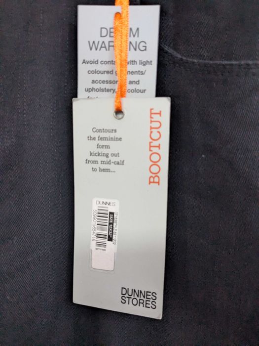 Dunnes Stores spodnie bootcut czarne rozm. 42 12/32