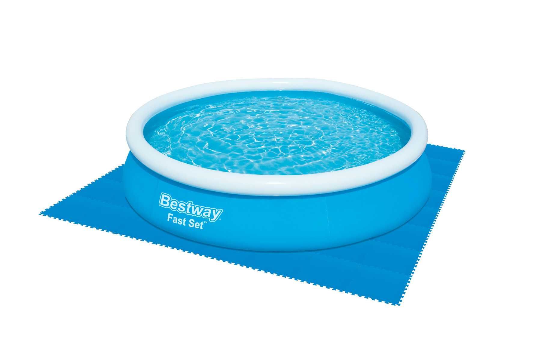 Piankowa Mata Pod Basen Podłogowa Podkład 9szt Puzzle Panele Bestway
