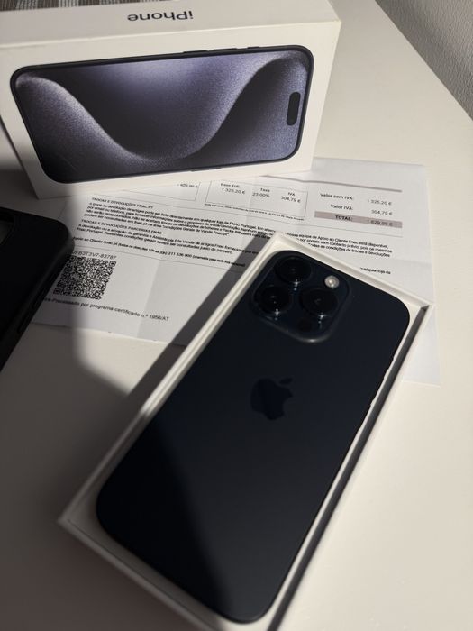 iPhone 15 Pro, Blue Titanium, 512G