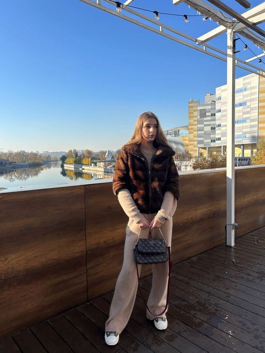 Норкова куртка-автоледі Saladino