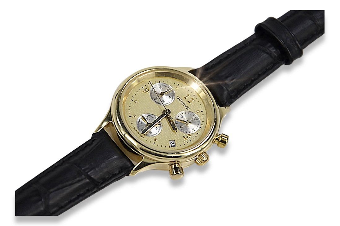 Złoty zegarek damski 14k 585 Geneve lw019y biżuteria Wrocław biżuteria