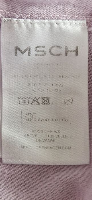 Lawendowa letnia sukienka w kropki groszki MSCH Copenhagen S/M - L