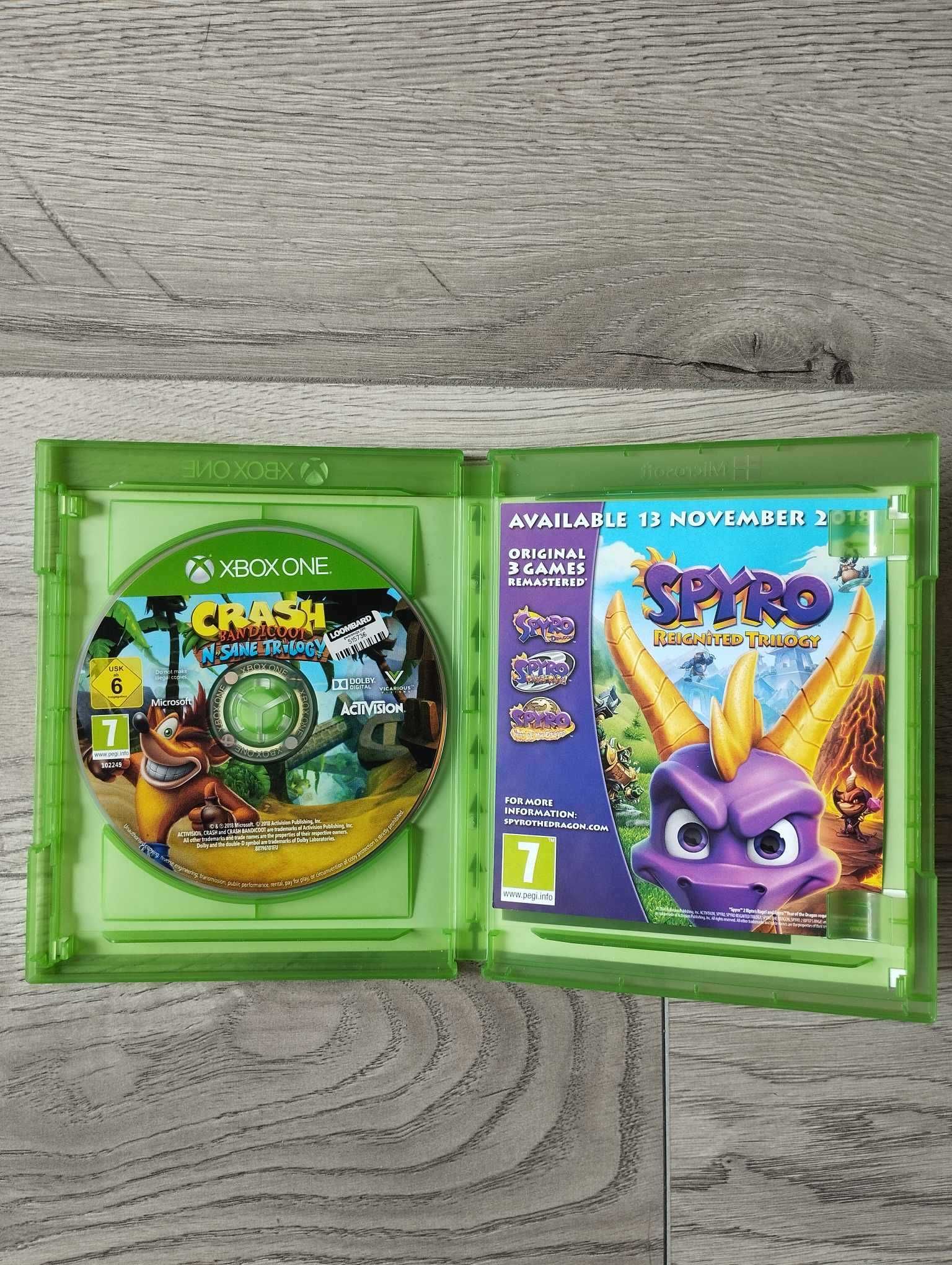 Gra Crash Bandicoot N Sane Trilogy Xbox One Xbox Series X / S