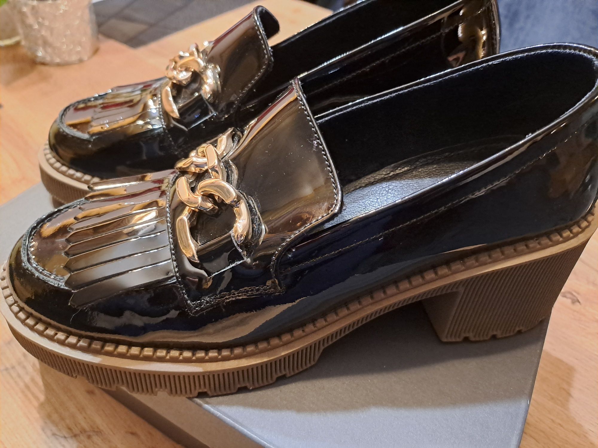 Buty skórzane Loafersy  Sergio Bardi 140zł