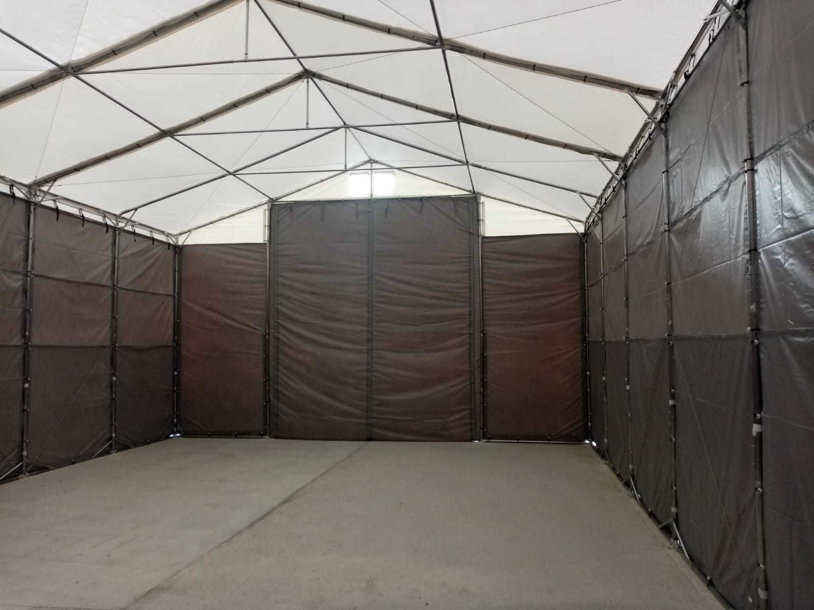 Namiot Magazynowy BIAŁY 4x10x2m Namiot Handlowy Namiot Przemysłowy